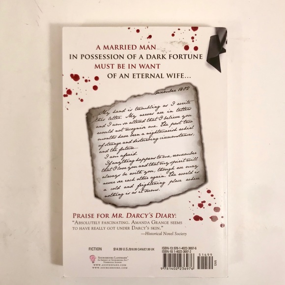 Mr. Darcy, Vampyre by Grange, Amanda NEW Paperback - Picture 2 of 3